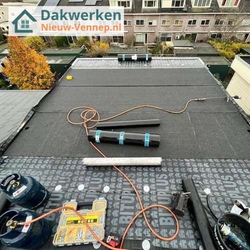 Plat dak opnieuw leggen Plat dak Nieuw-Vennep opnieuw leggen